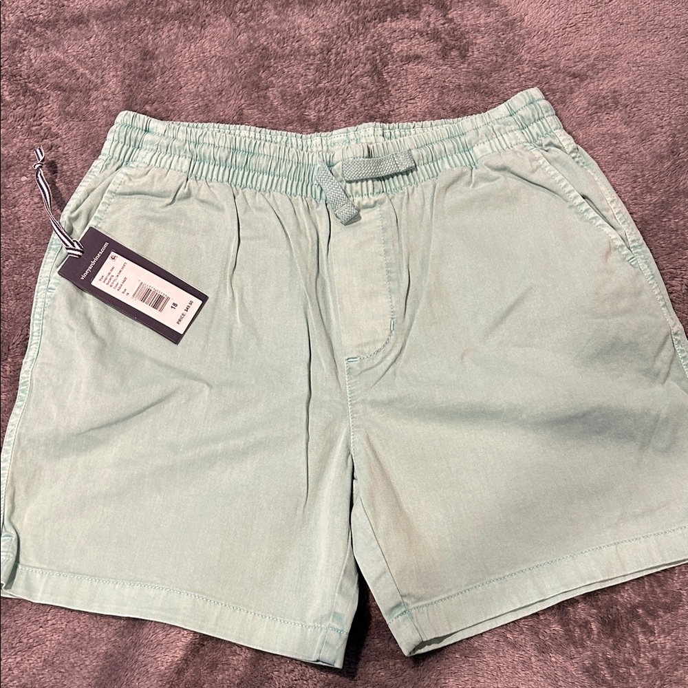 Boy’s Light Green Vineyard Vines Shorts